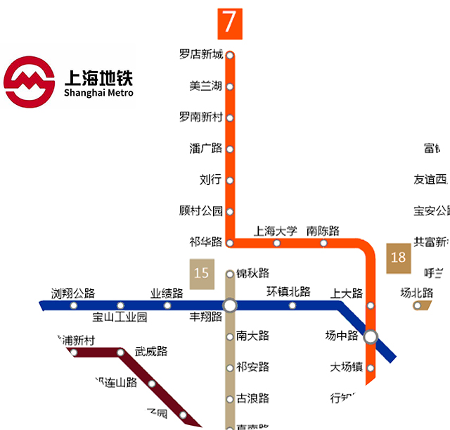 此工程在宝山区临近地铁7号线和15号线旁